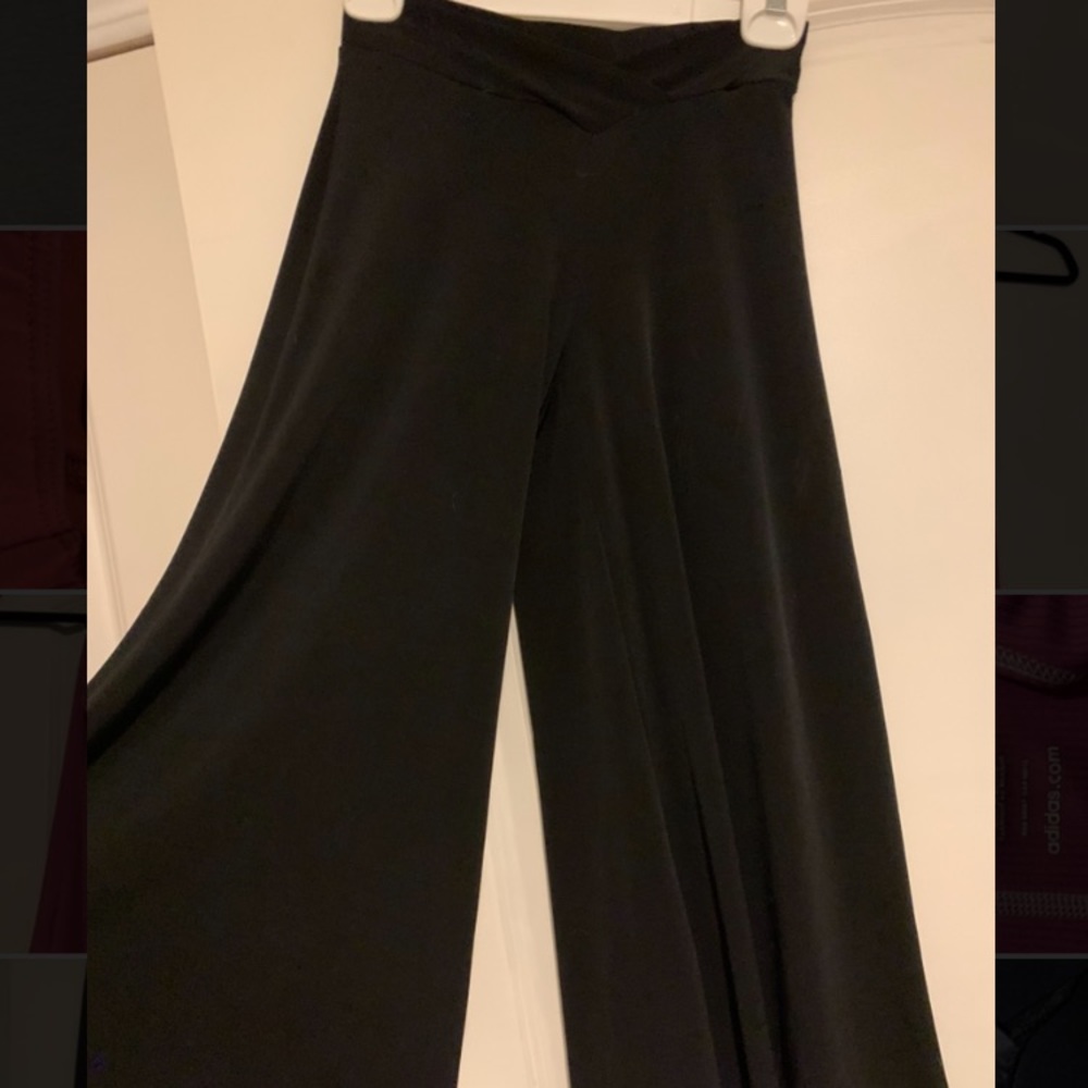 Black Palazzo pants.